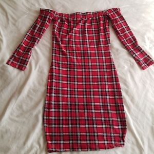 Dolls Kill plaid mini dress